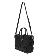 GUESS MARION Woven handbag with shoulder strap BLACK - Women&rsquo;s Bags - 4