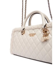 GUESS CRISTI Dual-function quilted bag bone - Women&rsquo;s Bags - 3