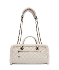 GUESS CRISTI Dual-function quilted bag bone - Women&rsquo;s Bags - 4