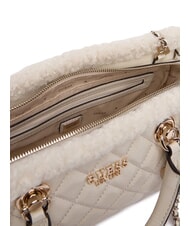 GUESS CRISTI Dual-function quilted bag bone - Women&rsquo;s Bags - 6