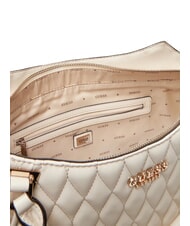 GUESS VALLA Quilted handbag with shoulder strap bone - Women&rsquo;s Bags - 6