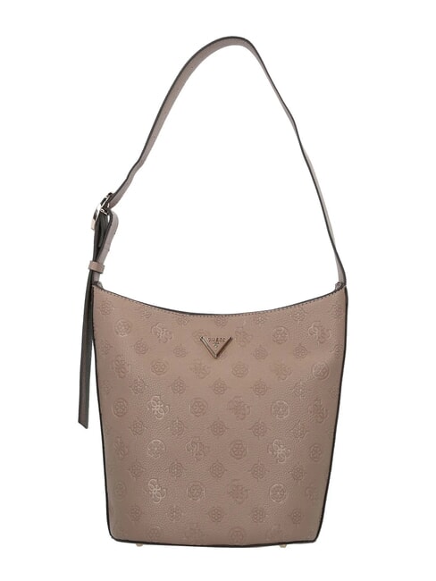 CRESIDIA Bucket bag with clutch dark taupe logo - Women&rsquo;s Bags
