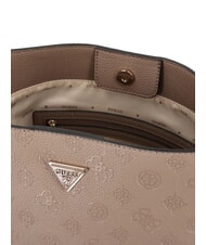 GUESS CRESIDIA Bucket bag with clutch dark taupe logo - Women&rsquo;s Bags - 7