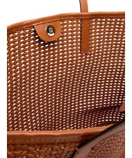 GUESS BRIGITTA Woven shopper bag with clutch COGNAC - Women&rsquo;s Bags - 7