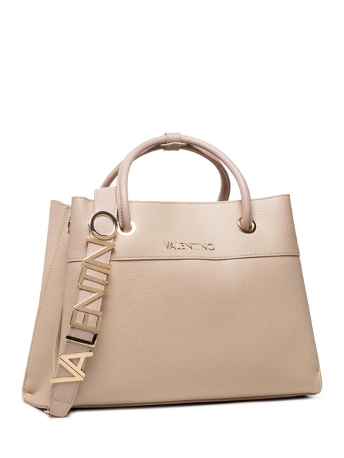 ALEXIA Handbag with logoed shoulder strap ecru - Women&rsquo;s Bags