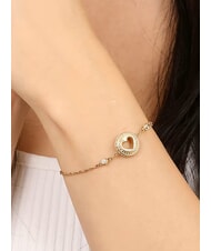 GUESS ROLLING HEARTS Bracelet with heart yellow gold - Bracelets - 2
