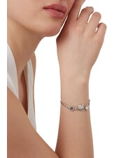 GUESS 4G LIGHT Bracelet with three charms SILVER - Bracelets - 2