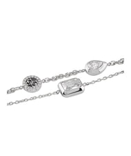 GUESS 4G LIGHT Bracelet with three charms SILVER - Bracelets - 3