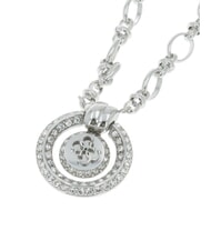 GUESS KNOT YOU Necklace with concentric circles SILVER - Necklaces - 3