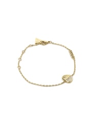 GUESS LOVELY GIFT BOX Bracelet + earrings yellow gold - Earrings - 5