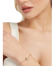 GUESS LOVELY GIFT BOX Bracelet + earrings yellow gold - Earrings - 6