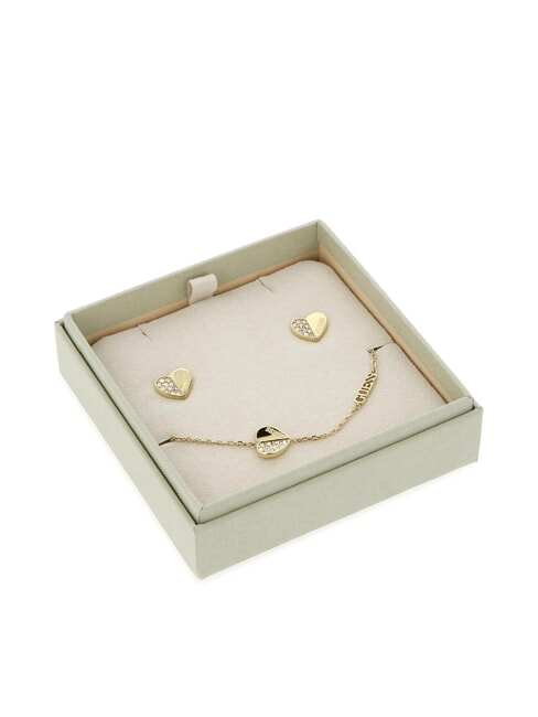 LOVELY GIFT BOX Bracelet + earrings yellow gold - Earrings