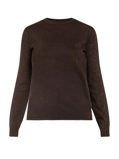 PARANA Lurex crew neck cardigan dark - Women's Sweaters