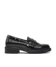 TOMMY HILFIGER CHUNKY NAUTICAL EYELETS  Leather moccasins black - Women&rsquo;s shoes - 2