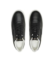 TOMMY HILFIGER PLATFORM MONOGRAM High-top leather sneakers black - Women&rsquo;s shoes - 3