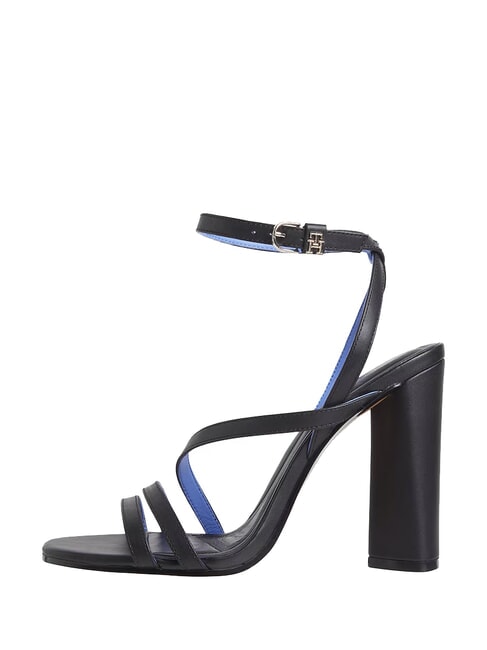 TH LEATHER BLOCK High leather sandals with ankle strap black - Women&rsquo;s shoes