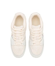 TOMMY HILFIGER SUEDE STRIPES BASKET Suede leather sneakers beige - Women&rsquo;s shoes - 3