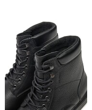 TOMMY HILFIGER HILFIGER OUTDOOR Leather ankle boots with padded collar black - Men&rsquo;s shoes - 4