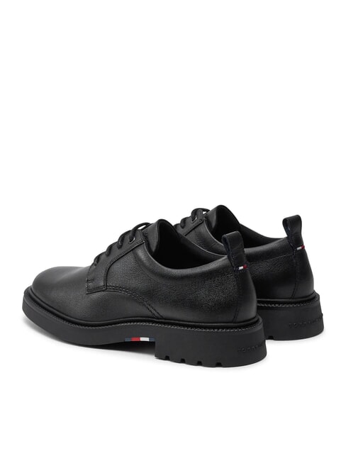 HILFIGER COMFORT Lace-up derby style shoe in leather black - Men&rsquo;s shoes