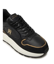 TOMMY HILFIGER CHUNKY FASHION Leather sneakers black - Women&rsquo;s shoes - 3