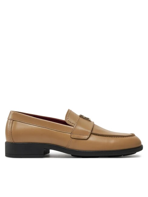 THE LEATHER CLASSIC Women's leather loafers khaki - Women&rsquo;s shoes