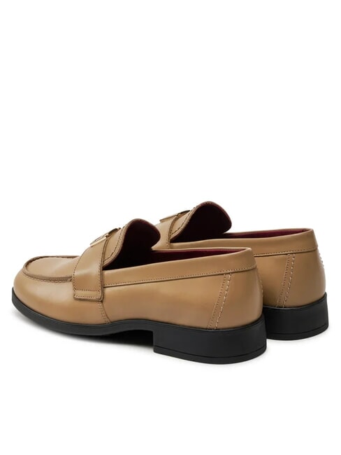 THE LEATHER CLASSIC Women's leather loafers khaki - Women&rsquo;s shoes