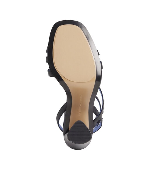 TH LEATHER BLOCK High leather sandals with ankle strap black - Women&rsquo;s shoes