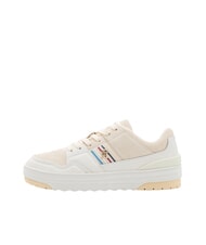 TOMMY HILFIGER SUEDE STRIPES BASKET Suede leather sneakers - Women&rsquo;s shoes