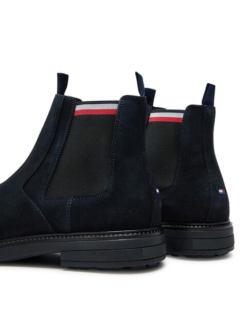 HILFIGER OUTDOOR Suede ankle boots blue - Men&rsquo;s shoes