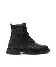 TOMMY HILFIGER HILFIGER COMFORT Lace-up leather ankle boots with zip - Men&rsquo;s shoes