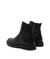 TOMMY HILFIGER HILFIGER COMFORT Lace-up leather ankle boots with zip black - Men&rsquo;s shoes - 6