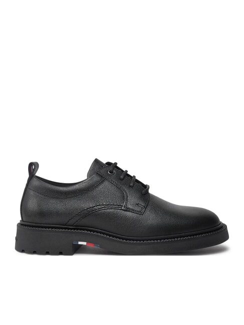 HILFIGER COMFORT Lace-up derby style shoe in leather black - Men&rsquo;s shoes
