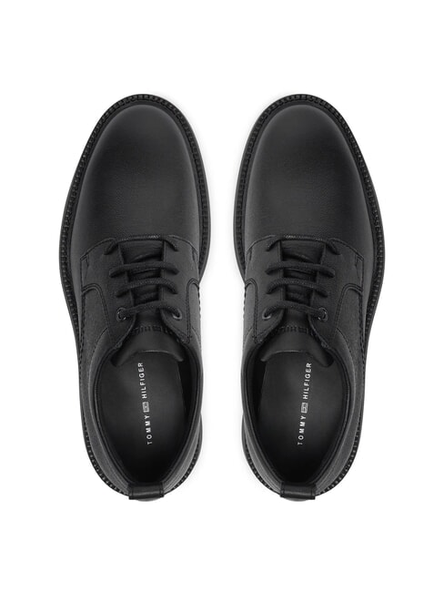 HILFIGER COMFORT Lace-up derby style shoe in leather black - Men&rsquo;s shoes