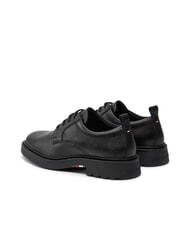 TOMMY HILFIGER HILFIGER COMFORT Lace-up derby style shoe in leather black - Men&rsquo;s shoes - 5