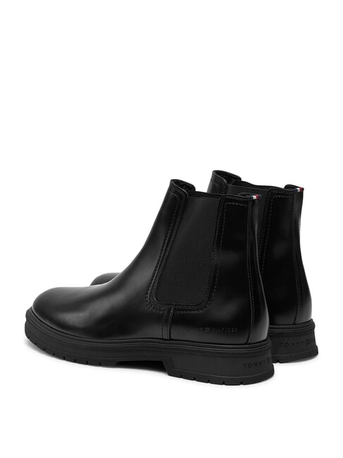 HILFIGER ABRASIV WAR Chelsea-style leather ankle boots black - Men&rsquo;s shoes
