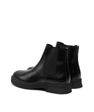 TOMMY HILFIGER HILFIGER ABRASIV WAR Chelsea-style leather ankle boots black - Men&rsquo;s shoes - 5