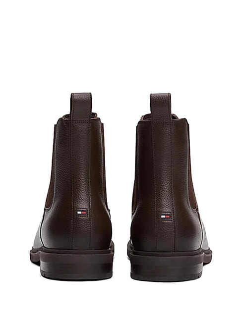 FLEXIBLE HILFIGER Men's leather ankle boots brown - Men&rsquo;s shoes