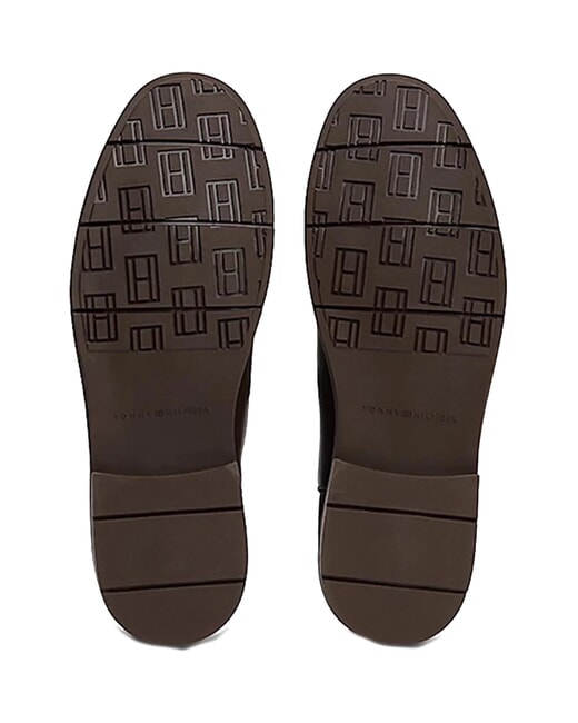 FLEXIBLE HILFIGER Men's leather ankle boots brown - Men&rsquo;s shoes