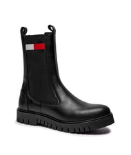 TOMMY HILFIGER TH JEANS Leather ankle boots - Women&rsquo;s shoes