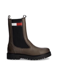 TOMMY HILFIGER TH JEANS Leather ankle boots brown - Women&rsquo;s shoes - 2