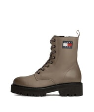 TOMMY HILFIGER TOMMY JEANS Urban Lace Up Leather ankle boots grey - Women&rsquo;s shoes - 2