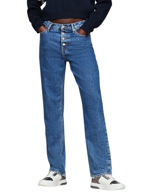 TOMMY JEANS Leather sneakers white / silver - Women&rsquo;s shoes