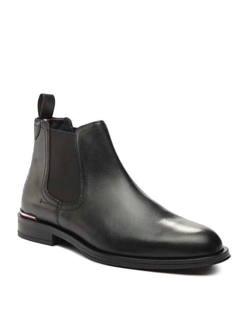 CORE RWB HILFIGER Leather ankle boots black - Men&rsquo;s shoes