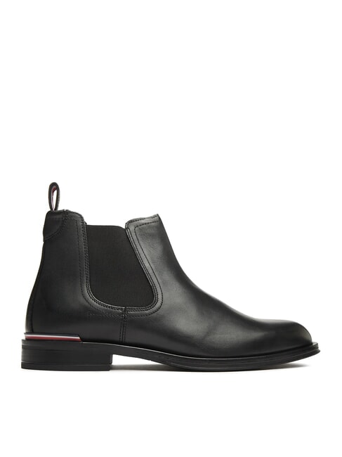CORE RWB HILFIGER Leather ankle boots black - Men&rsquo;s shoes