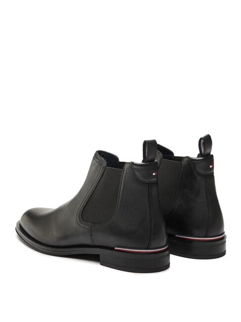 CORE RWB HILFIGER Leather ankle boots black - Men&rsquo;s shoes