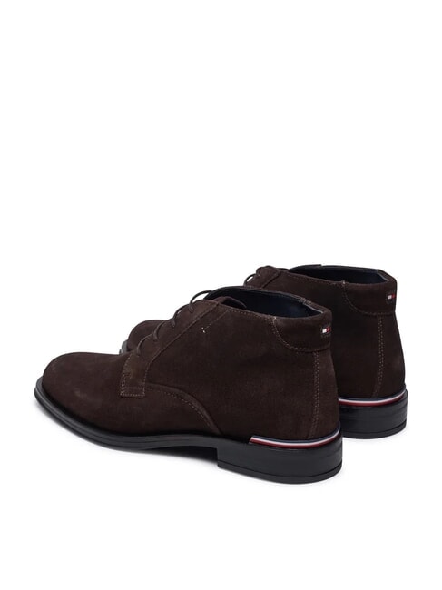 CORE RWB HILFIGER Suede ankle boots brown - Men&rsquo;s shoes