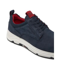 TOMMY HILFIGER HILFIGER NUBUCK MIX Nubuck leather sneakers blue - Men&rsquo;s shoes - 3