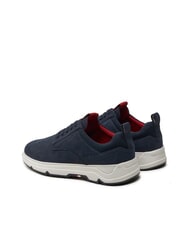 TOMMY HILFIGER HILFIGER NUBUCK MIX Nubuck leather sneakers blue - Men&rsquo;s shoes - 4