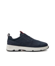 TOMMY HILFIGER HILFIGER NUBUCK MIX Nubuck leather sneakers - Men&rsquo;s shoes
