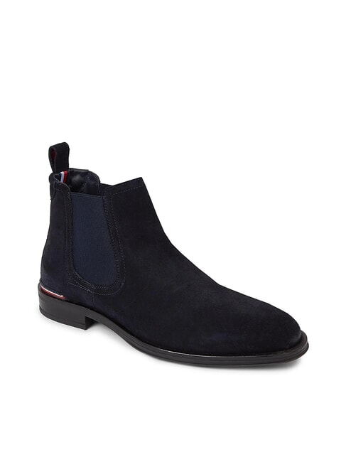 CORE RWB HILFIGER Suede ankle boots blue - Men&rsquo;s shoes